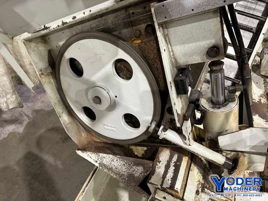 12.5" x 12.5" Kasto #POS/GA4, horizontal band saw, hydraulic mitering, spare blades, #77086 - Image 9