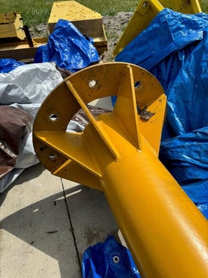 .5 Ton, Olympic #MS12, Jib Crane, 12' Boom, With 1/2 Ton Coffing Hoist - Image 5