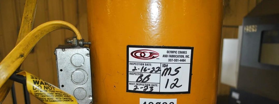 .5 Ton, Olympic #MS12, Jib Crane, 12' Boom, With 1/2 Ton Coffing Hoist - Image 6