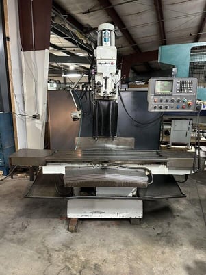 Hurco #Dynapath-750, CNC Bed Mill, 13" x58" table, 7.5 HP, S/N D75-95001129A, 1999 - Image 1