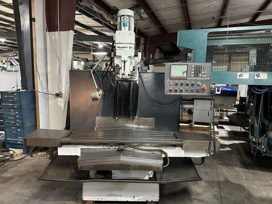 Hurco #Dynapath-750, CNC Bed Mill, 13" x58" table, 7.5 HP, S/N D75-95001129A, 1999 - Image 2