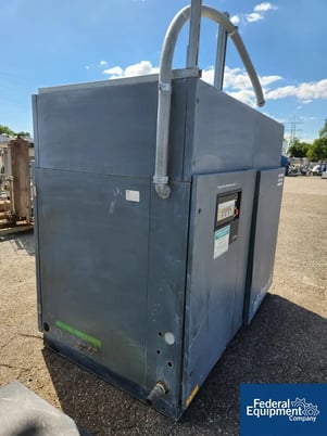 420 cfm, 125 psi, Atlas Copco #ZT75, Air Compressor, 100 HP, air cooled, 460 V., S/N AIF069431, built 2000 - Image 4
