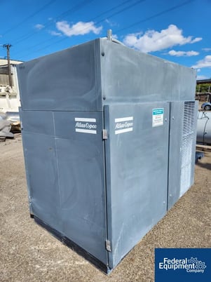 420 cfm, 125 psi, Atlas Copco #ZT75, Air Compressor, 100 HP, air cooled, 460 V., S/N AIF069431, built 2000 - Image 5
