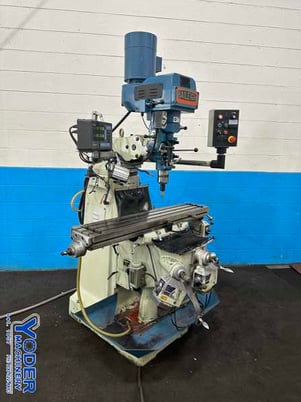 Baileigh #VM-949-3, vertical ram type mill, 9" x49" table, 3 HP, 20152-Axis Mitutoyo digital read out - Image 1
