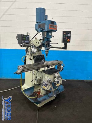 Baileigh #VM-949-3, vertical ram type mill, 9" x49" table, 3 HP, 20152-Axis Mitutoyo digital read out - Image 2