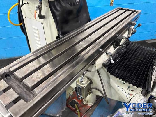Baileigh #VM-949-3, vertical ram type mill, 9" x49" table, 3 HP, 20152-Axis Mitutoyo digital read out - Image 4