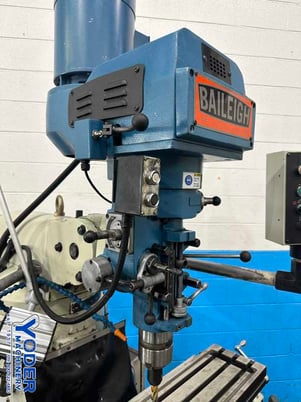 Baileigh #VM-949-3, vertical ram type mill, 9" x49" table, 3 HP, 20152-Axis Mitutoyo digital read out - Image 6