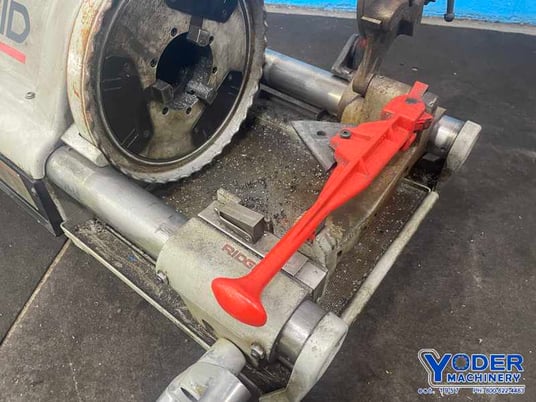 1/4" -4" Ridgid #1224, bolt & pipe threader, 1/2"-2" bolt capacity, 1-1/2 HP, reaming attachment - Image 2