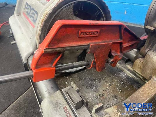 1/4" -4" Ridgid #1224, bolt & pipe threader, 1/2"-2" bolt capacity, 1-1/2 HP, reaming attachment - Image 4