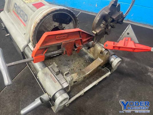 1/4" -4" Ridgid #1224, bolt & pipe threader, 1/2"-2" bolt capacity, 1-1/2 HP, reaming attachment - Image 10