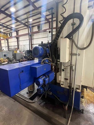 4.3" Vanguard #TPX6111B/3, Horizontal Boring Mill, Rotary Table, 3-Axis Newall digital read out - Image 3