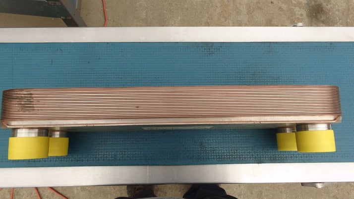 25 sq.ft., Alfa-Laval, CB76-2DH, braced plate heat exchanger, Stainless Steel, 2010 - Image 2