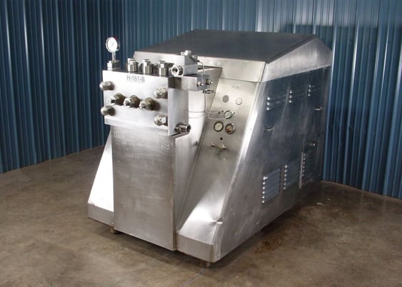 Gaulin #MC45 5TBS, Homogenizer, 2-stage, 5000 psi, 1000-2200 GPH, 2-1/8" plungers - Image 2