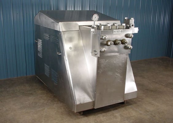 Gaulin #MC45 5TBS, Homogenizer, 2-stage, 5000 psi, 1000-2200 GPH, 2-1/8" plungers - Image 3