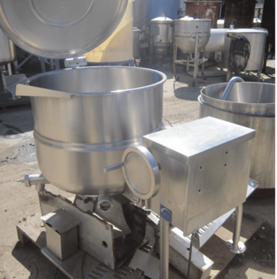 40 gallon Cleveland #KGL-40, Kettle, jacketed, gas-fired, 26" diameter x 24" deep, 2" bottom discharge, 50 - Image 2