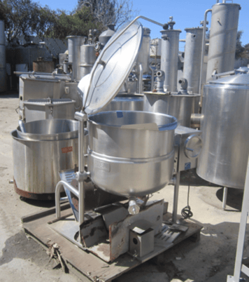 40 gallon Cleveland #KGL-40, Kettle, jacketed, gas-fired, 26" diameter x 24" deep, 2" bottom discharge, 50 - Image 3