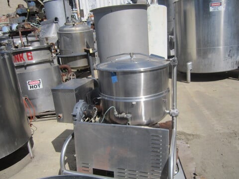 40 gallon Cleveland #KGL-40, Kettle, jacketed, gas-fired, 26" diameter x 24" deep, 2" bottom discharge, 50 - Image 5