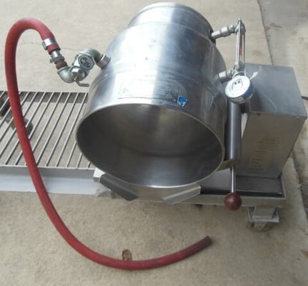 5 gallon Groen/dover /Dover #TDB/7-20, Electrically Heated Self-Contained Kettle, 2/3 jacket, 14" diameter x - Image 3