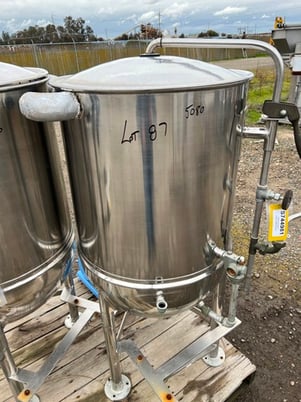 60 gallon Groen #KR-60 SP, Jacketed Kettle w/internal basket, Stainless Steel, 26" diameter x 36" deep Bowl - Image 3
