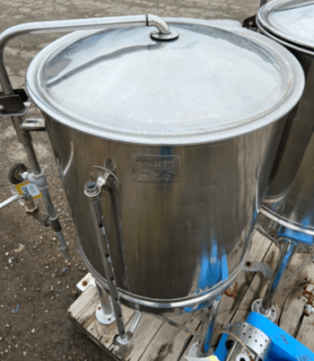 60 gallon Groen #KR-60 SP, Jacketed Kettle w/internal basket, Stainless Steel, 26" diameter x 36" deep Bowl - Image 4