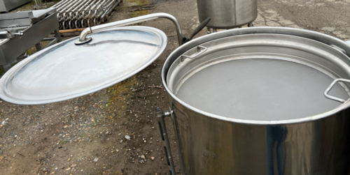 60 gallon Groen #KR-60 SP, Jacketed Kettle w/internal basket, Stainless Steel, 26" diameter x 36" deep Bowl - Image 8
