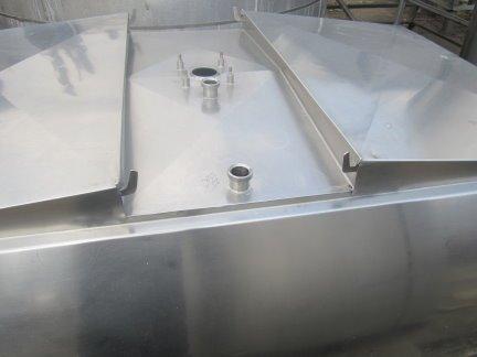 500 gallon Ce Howard Howard #3711, Stainless Steel Horizontal Tank, Trough Type, 42" wide x 75" long x 42" - Image 4