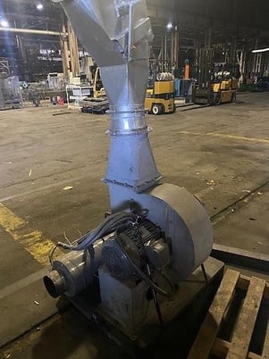 Custom trim blower, Teco Westinghouse 5 HP motor, 230-460 V. - Image 2