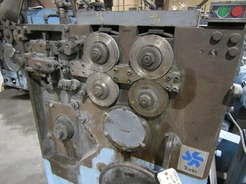 No. W12A Torin, spring coiler, multiple wire feed, double diameter, single pitch, 45" wire payoff - Image 2