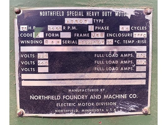 Northfield #4, Table Saw, 16" diameter Blade capacity, 1" diameter Arbor, 13/16" dado capacity, 32" rip - Image 3