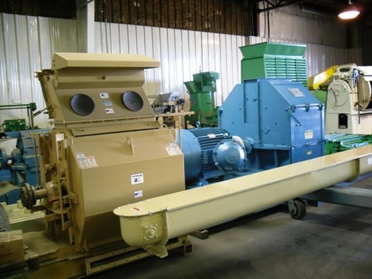 Bliss #4436, 4460, hammer mill, 250 HP, 300 HP, Jacobson hammer mill, Sprout Waldron mills - Image 2