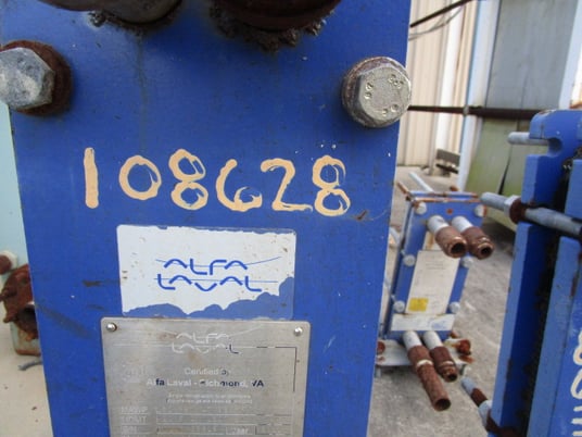11 sq.ft., Alfa-Laval, TL3-PFG, plate heat exchanger, (17) plates, 150 psi, 300&deg;F - Image 3