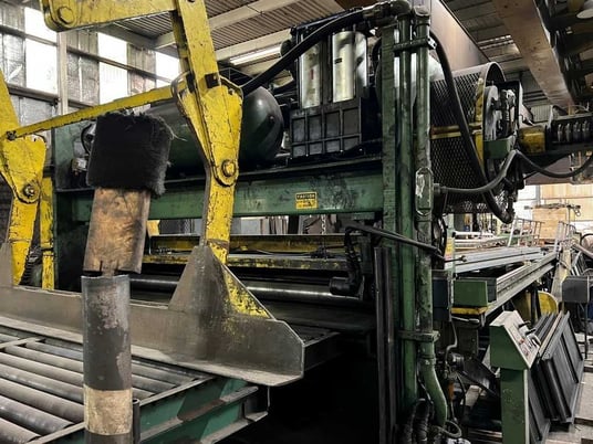 72" x .142" Herr Voss, Cut-To-Length line, 50000 lb., leveler, peeler, pinch roll - Image 4