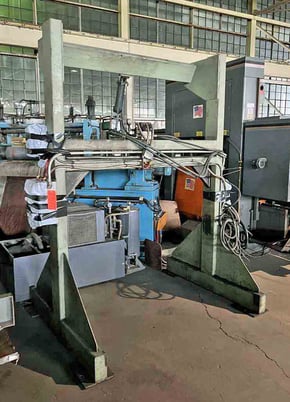 Holddown Roll for Uncoiler, Wean, 72" clearance between frames, free standing - Image 4