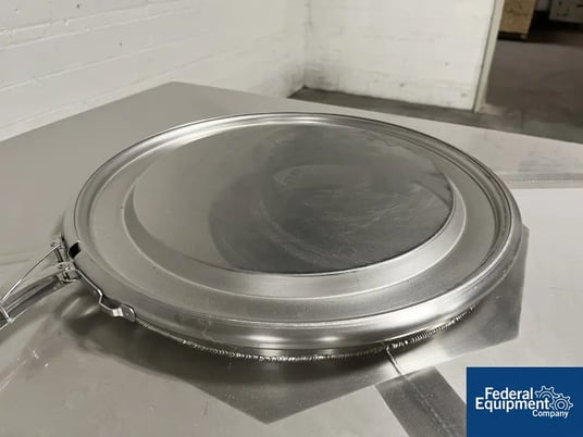 Tote Systems Tote, Stainless Steel, 1000 Liter, 52" x 44" x 10" straight side, 36" cone, 18" top opening with - Image 6
