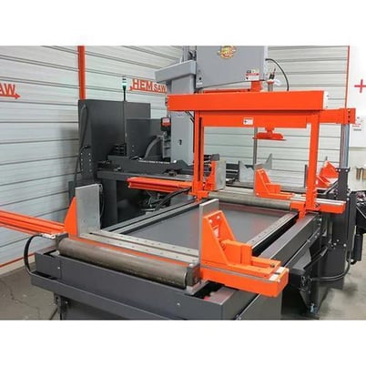22" x 30" Hemsaw #VT140HA-60-CTS, vertical high speed production bandsaw, NEW - Image 8