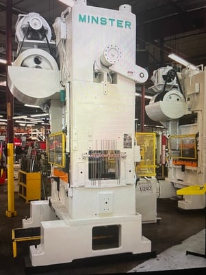 150 Ton, Minster #P2-150-54 PieceMaker, geared straight side double crank press, 6" stroke, 23" Shut Height - Image 2
