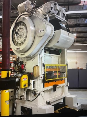 150 Ton, Minster #P2-150-54 PieceMaker, geared straight side double crank press, 6" stroke, 23" Shut Height - Image 3