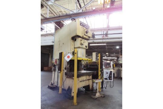220 Ton, Stamtec, single point gap frame press, 7.87" stroke, 17.71"Shut Height,air clutch, 2000, #14244J - Image 4