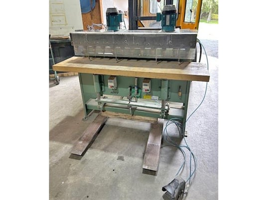 12 Spindle, Novy #1872V, Multi Spindle Vertical Boring Machine, 18" x 72' Table Hardwood, 0"-6" table stroke - Image 2