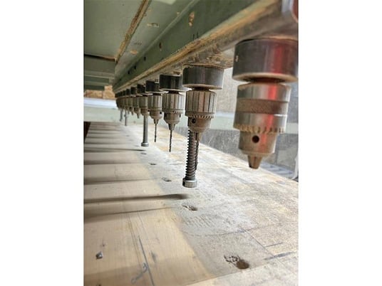 12 Spindle, Novy #1872V, Multi Spindle Vertical Boring Machine, 18" x 72' Table Hardwood, 0"-6" table stroke - Image 5