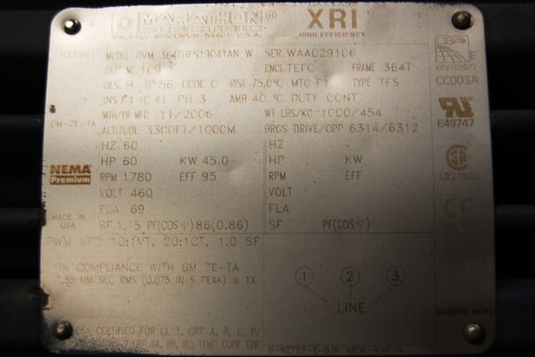 Leistritz #L2NG-116/180-AHGKI-G, Screw Pump and Motor Pump, 8" X 8", W/ Skid Carbon Steel, Used - Image 5