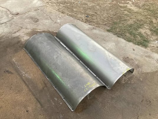 Brown, Pulper Finisher Screen, .045, 3712" L, 15" W, 3712" height, 20 lbs. - Image 3