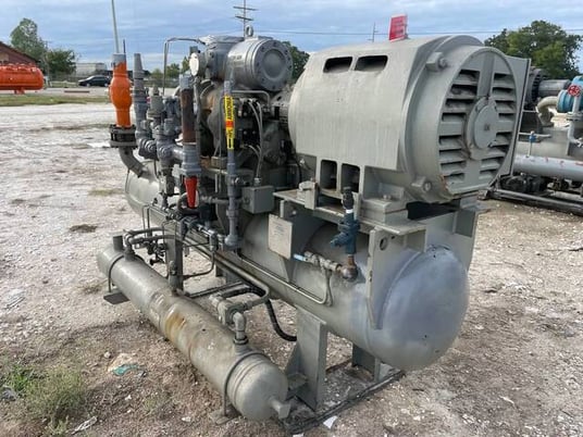 200 HP FES 3160GM, Rotary Screw Compressor Package, 230/460 V, FES Micro III Control Panel - Image 6