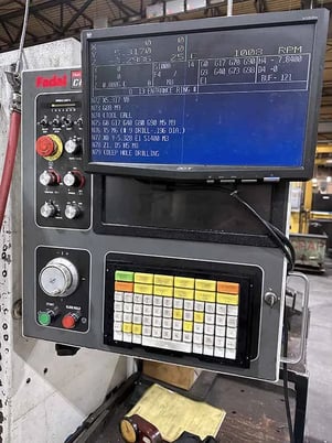Fadal #VMC8030HT, 24 automatic tool changer, 80" X, 30" Y, 30" Z, 10000 RPM, #40, 15 HP, 82.5" x30" tbl., 2005 - Image 2