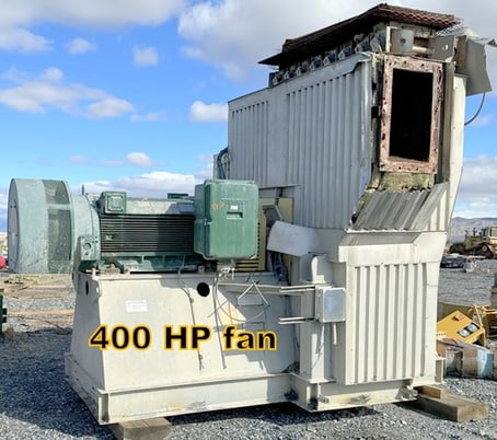 Williams Industrial pulverizer roller mills 200 HP with Whizzer separators & 400 HP main fan - Image 4