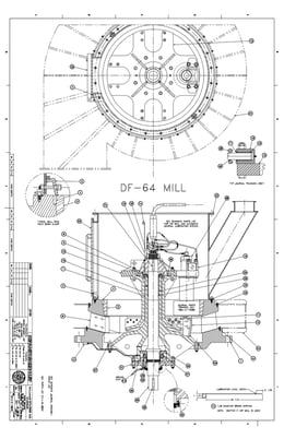 Williams Industrial pulverizer roller mills 200 HP with Whizzer separators & 400 HP main fan - Image 7