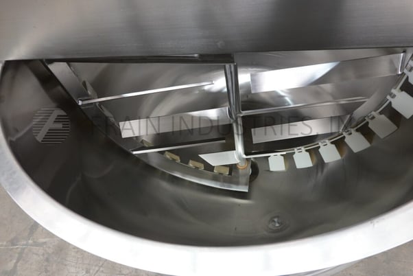 300 gallon Lee #300D9MS, 316 Stainless Steel jacketed double motion kettle, 54" dia. x 40" deep with 20" - Image 2