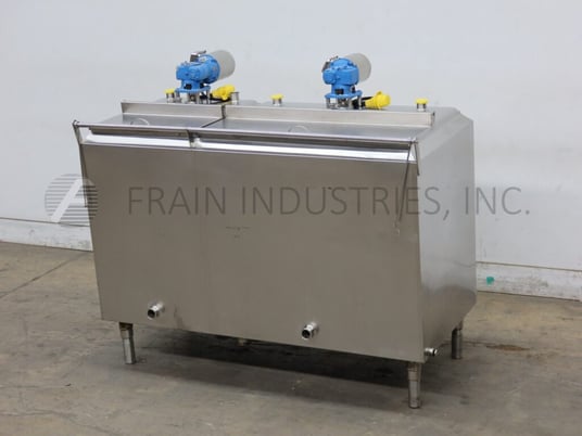 Cherry Burrell #BC, 2 compartment 304 Stainless Steel low pressure jacketed & insulated flavor tank, left - Image 5