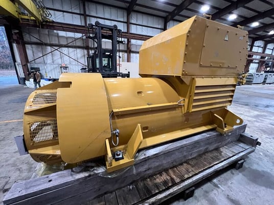 5000 KVA, 1800 RPM, ABB, generator end, 13800 Volts, 2016 - Image 2