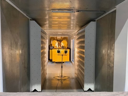 40' High cube sound attenuated power module containers, 3" side wall insulation, new (6 available) - Image 6